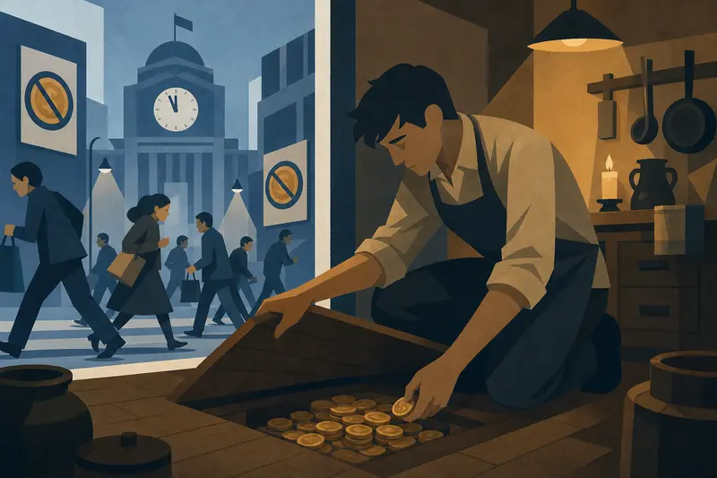 Cover illustration for The Coins That Don't Exist, A2 Spanish story