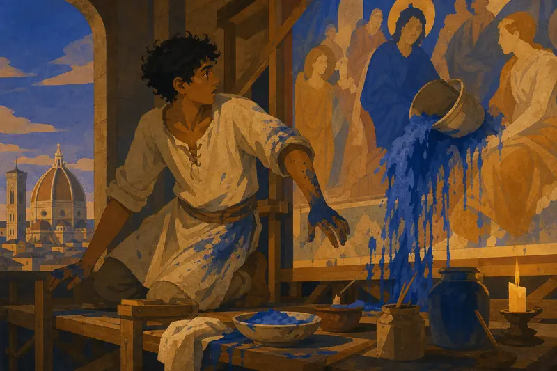 Cover illustration for A Mantle Undone, B2 Spanish story