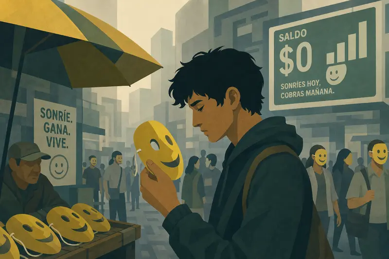 Cover illustration for The Weight of a Smile, B1 Spanish story