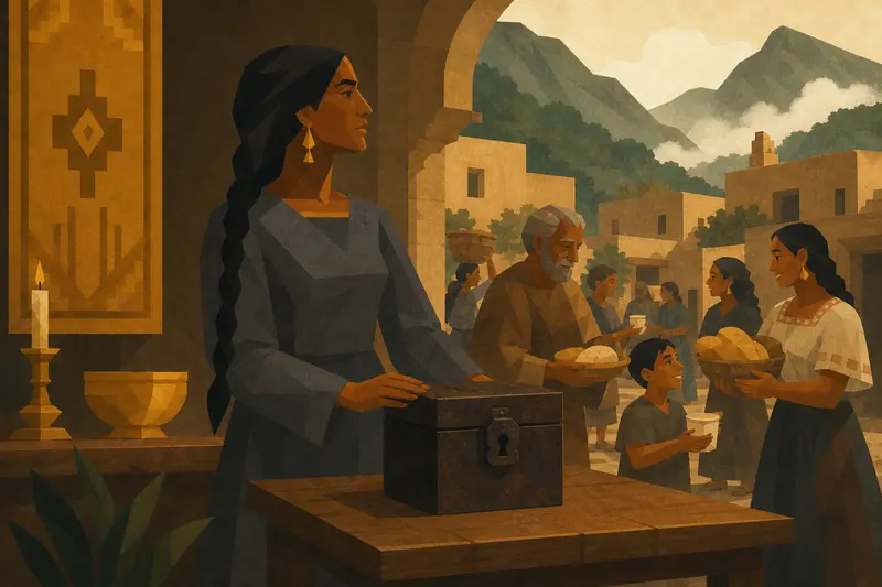 Cover illustration for What Is My Hunger?, A0 Spanish story