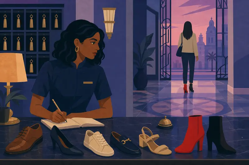 Cover illustration for The Science of Shoes, B1 Spanish story