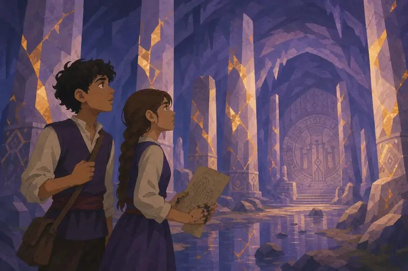 Cover illustration for The Silent Choir, B1 Spanish story