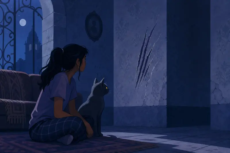 Cover illustration for The Cold Corner, A2 Spanish story