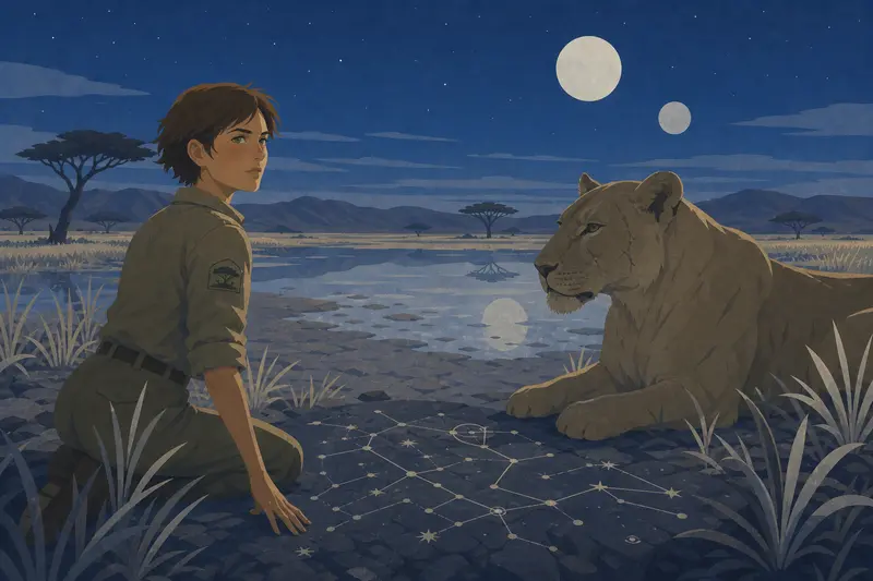 Cover illustration for The Sky, Backwards, B1 Spanish story
