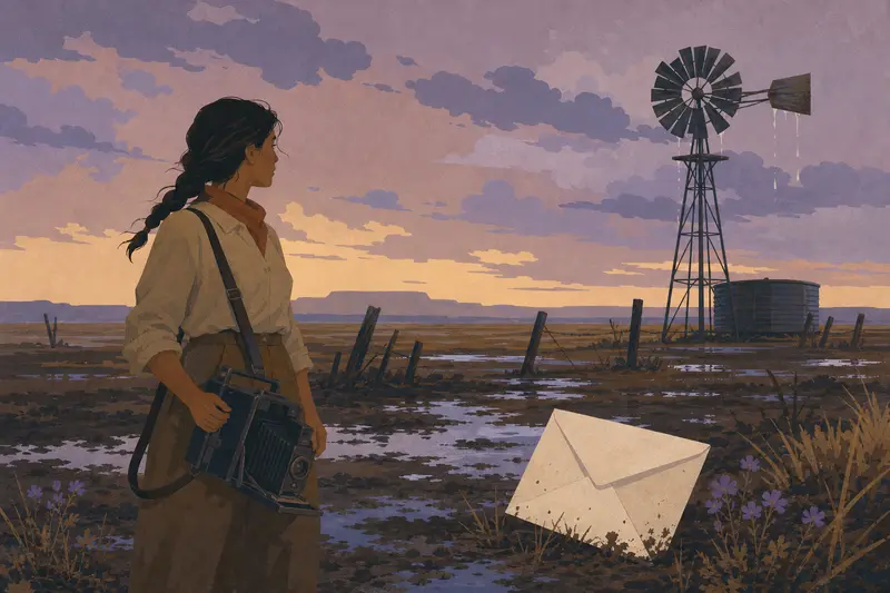 Cover illustration for The Photograph That Never Was, B2 Spanish story