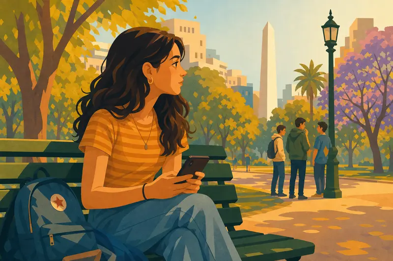 Cover illustration for Faces Behind the Screen, A2 Spanish story