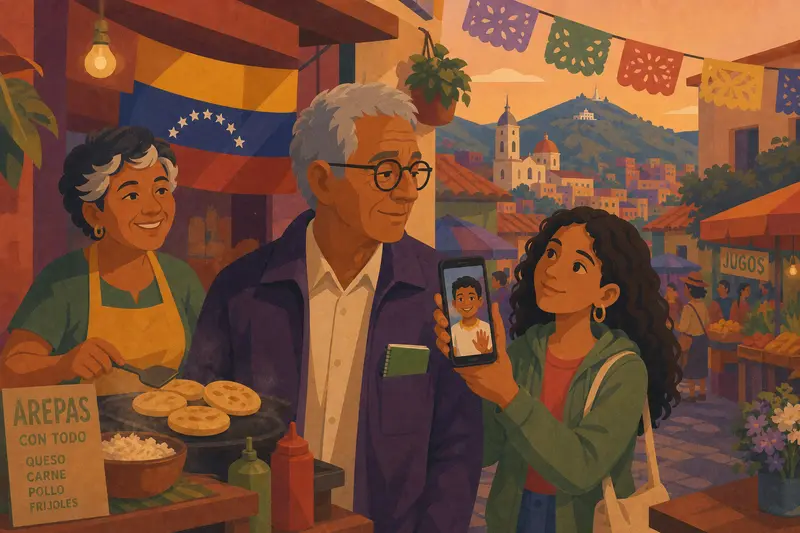 Cover illustration for Saturday Is a Country, A1 Spanish story