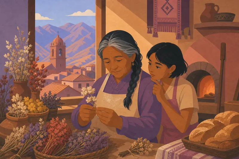 Cover illustration for The Flowers Are Words, A2 Spanish story