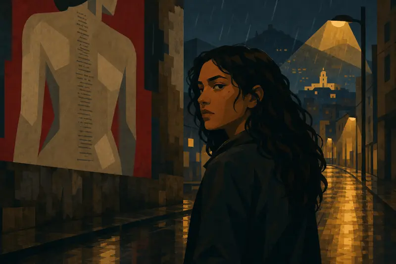 Cover illustration for Written in Skin, B2 Spanish story
