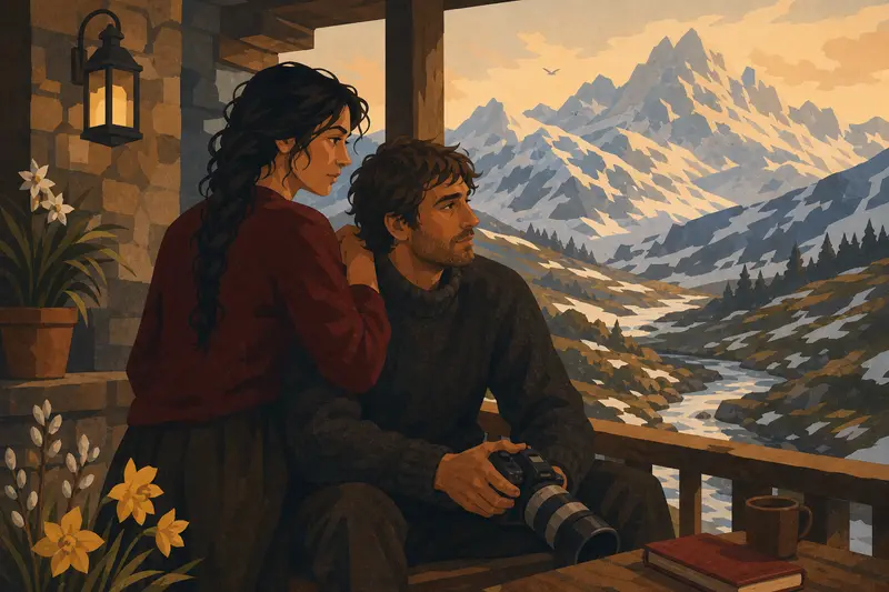 Cover illustration for The Light You Wait For, B2 Spanish story