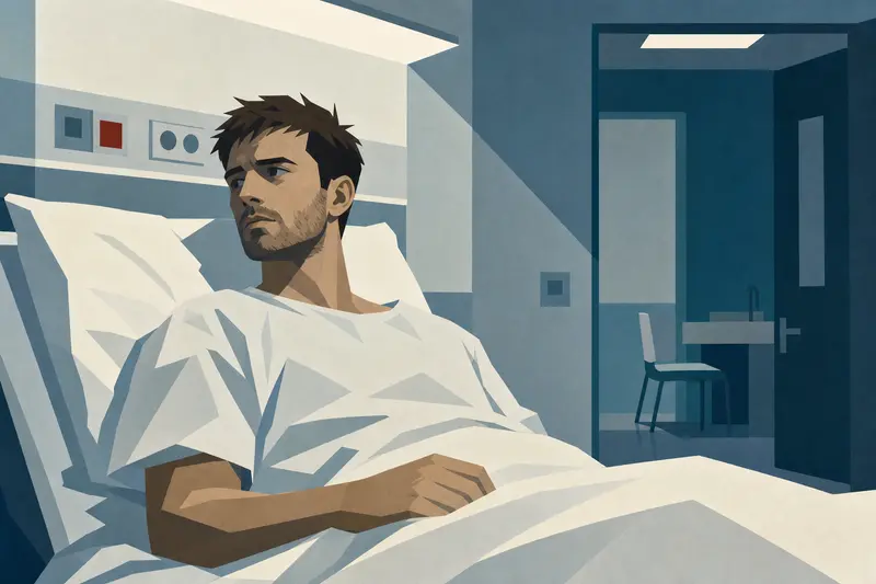 Cover illustration for The Man with No Name, A2 Spanish story