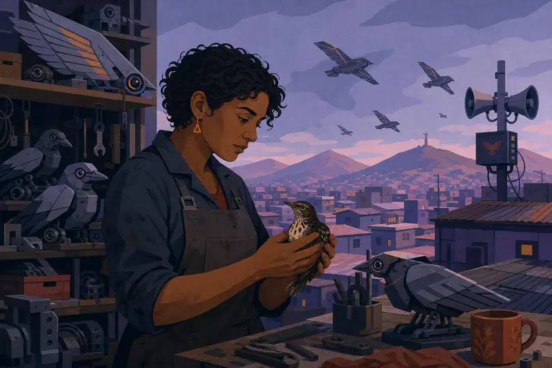 Cover illustration for Three Seconds of Song, B2 Spanish story
