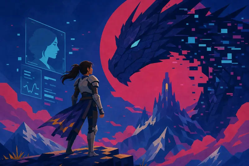 Cover illustration for The Dragon Knows Your Name, B1 Spanish story