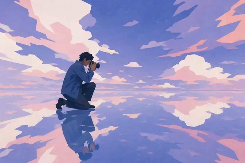 Cover illustration for Where the Ground Was Sky, C1 Spanish story