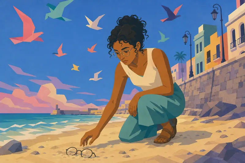 Cover illustration for The Birds Only You Can See, A2 Spanish story