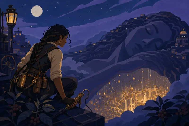Cover illustration for The Deepest Vein, C2 Spanish story