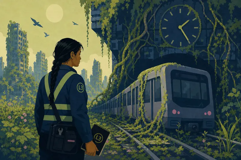Cover illustration for The Seed and the Clock, B2 Spanish story
