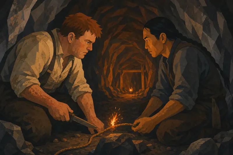 Cover illustration for The Language of Fuses, B2 Spanish story