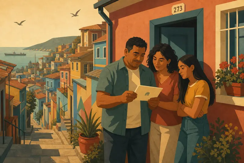 Cover illustration for A Letter for the House, A2 Spanish story