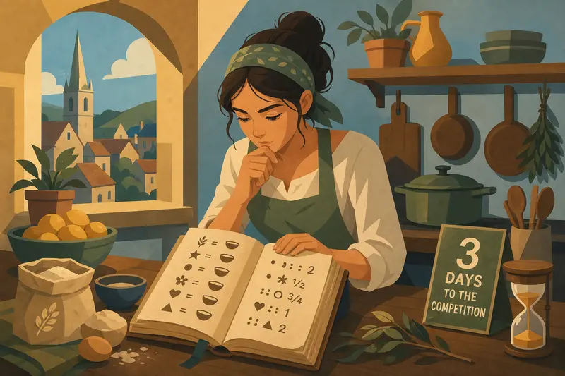 Cover illustration for The Prayer Clock, B1 Spanish story