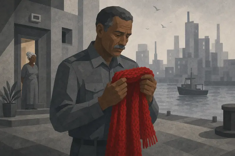 Cover illustration for The Cold Belongs to Everyone, A0 Spanish story