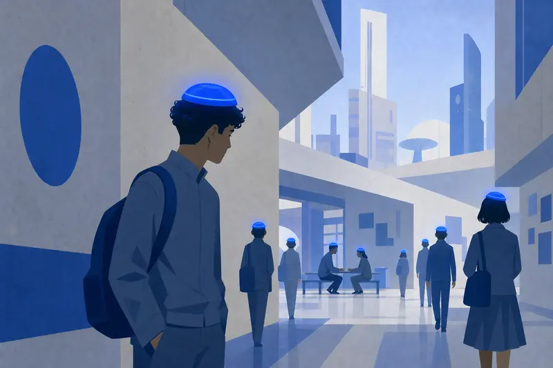 Cover illustration for Only Blue, A0 Spanish story