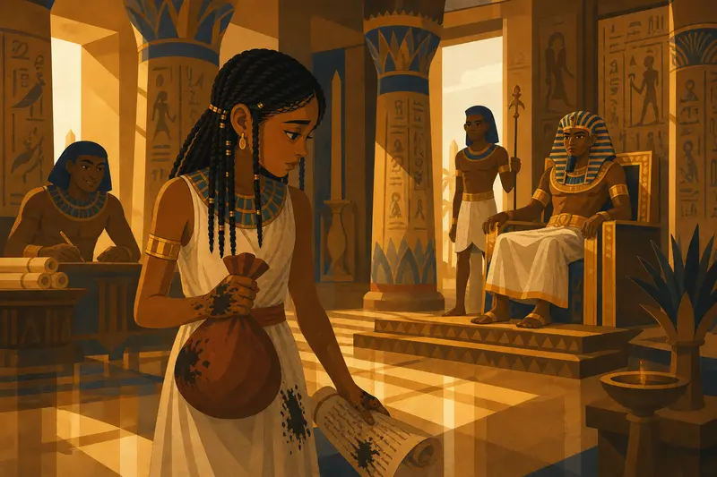 Cover illustration for The Good Ink, A1 Spanish story