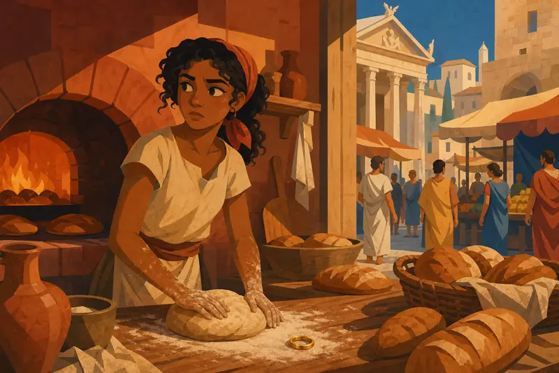 Cover illustration for Two Hundred Loaves for the Emperor, A2 Spanish story