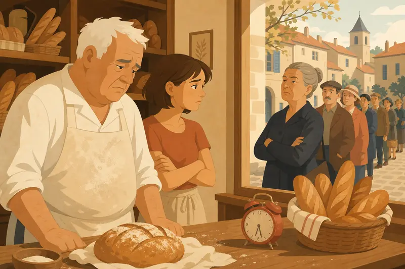 Cover illustration for The Morning Without Salt, A1 Spanish story