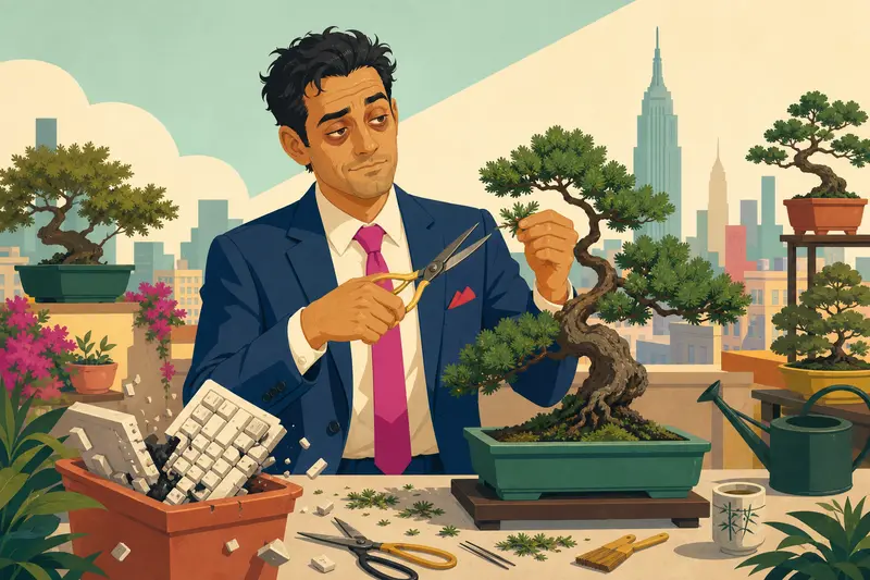 Cover illustration for Short Selling a Juniper, C1 Spanish story