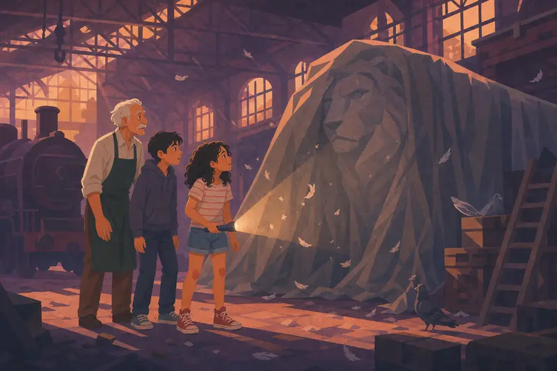 Cover illustration for Fifty Years of Dust, A2 Spanish story