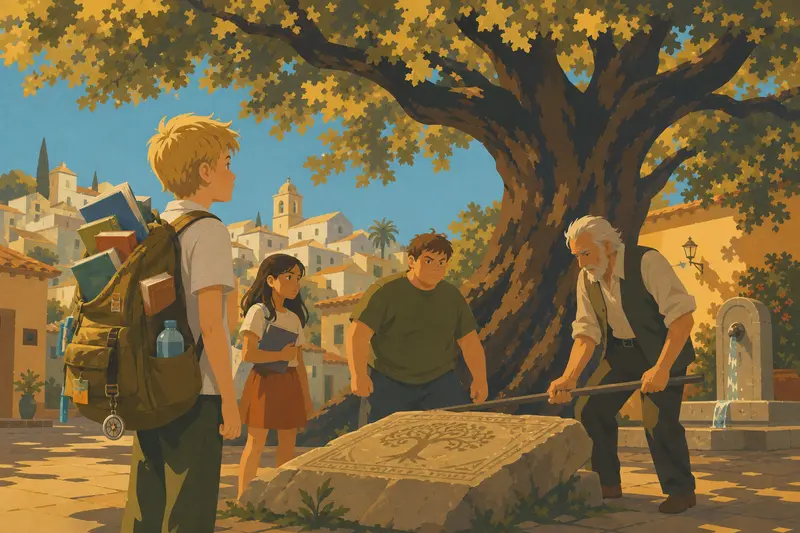 Cover illustration for Water for Tilo, A1 Spanish story