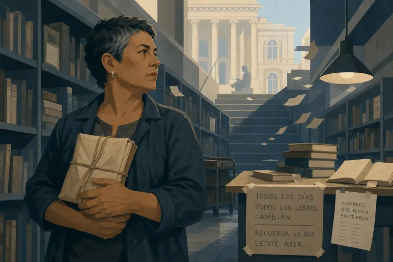 Cover illustration for The Last Unhappy Ending, C1 Spanish story