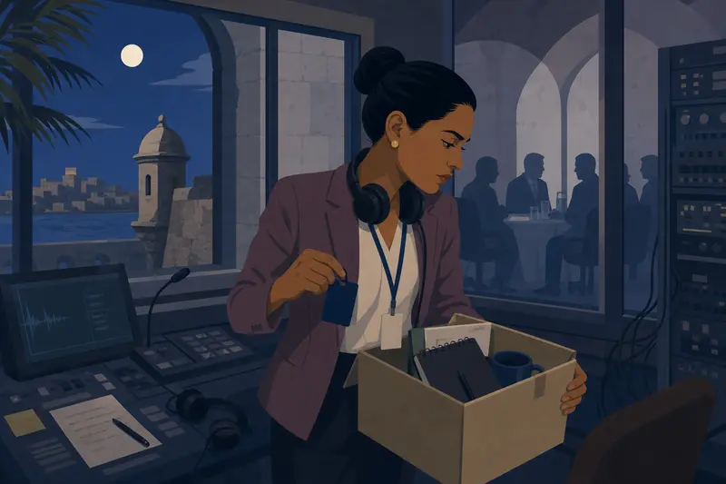 Cover illustration for Booth Two, B2 Spanish story