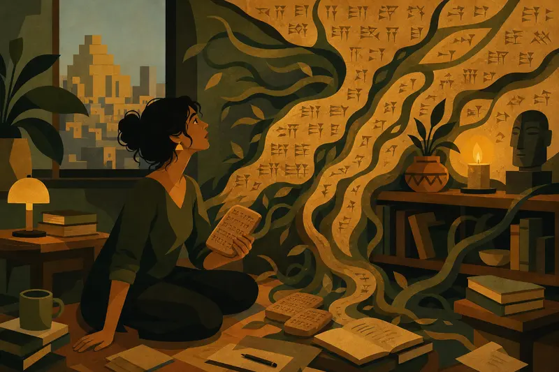 Cover illustration for The Language That Grows, B2 Spanish story
