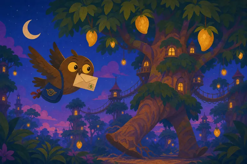 Cover illustration for The Tree That Walks, A1 Spanish story