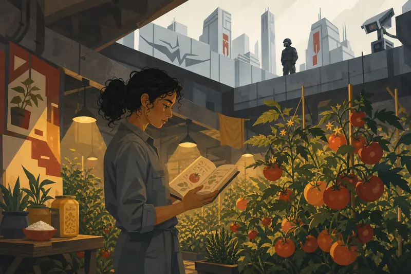 Cover illustration for A Pinch of Stolen Salt, B1 Spanish story