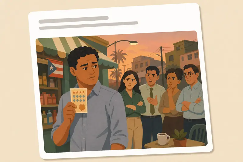 Cover illustration for AITJ for keeping all the lottery winnings when I used our office group's lucky numbers on a ticket I bought alone?, B2 Spanish story