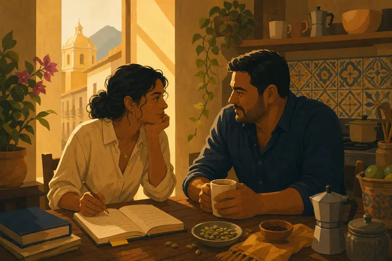 Cover illustration for The Other Book, C1 Spanish story