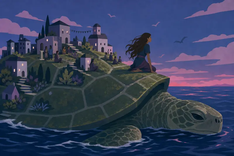 Cover illustration for What the Turtle Wanted, B1 Spanish story