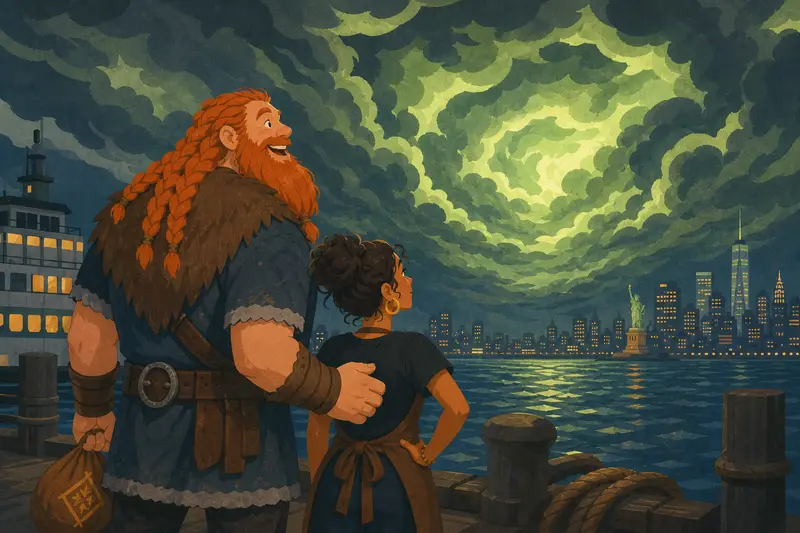 Cover illustration for A Door Over the Water, A2 Spanish story