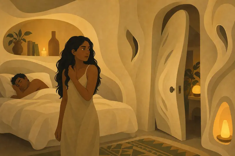 Cover illustration for The House That Breathes, A0 Spanish story