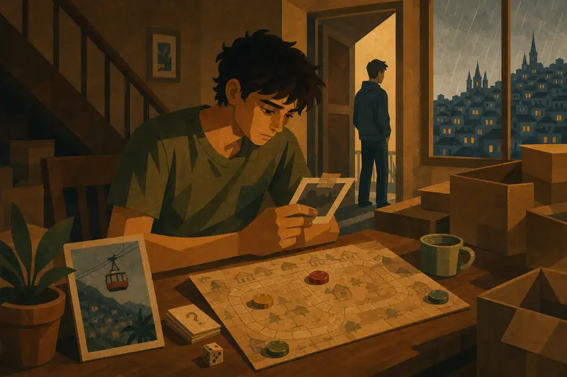 Cover illustration for The Last Square, B1 Spanish story