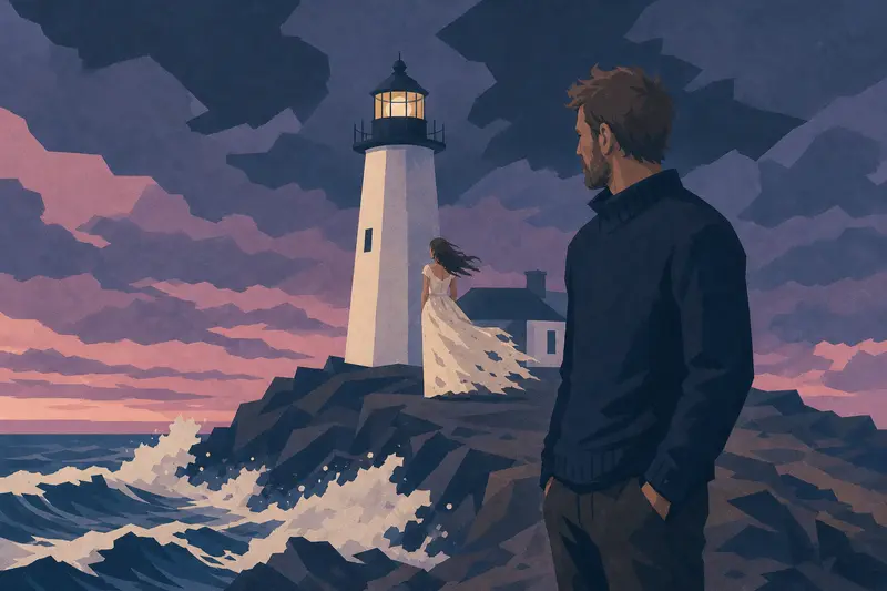 Cover illustration for The Fresnel Lens, C1 Spanish story
