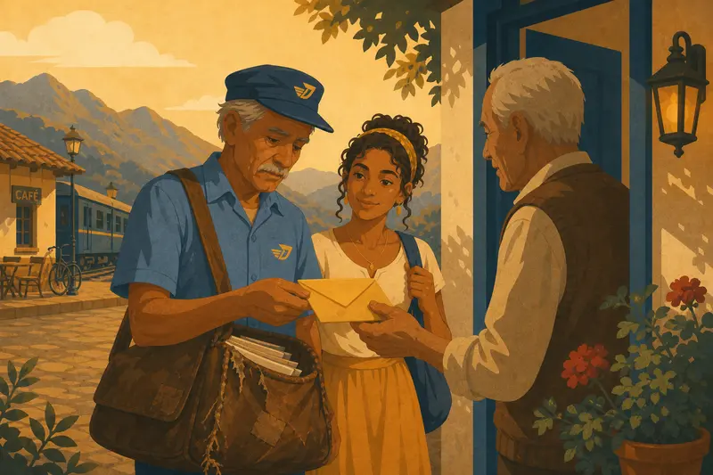 Cover illustration for The Final Delivery, A2 Spanish story