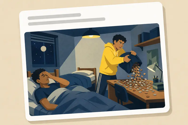 Cover illustration for AITJ for telling my brother to get out of our shared room?, A0 Spanish story