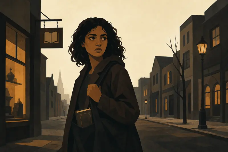 Cover illustration for The Names in the Book, A0 Spanish story