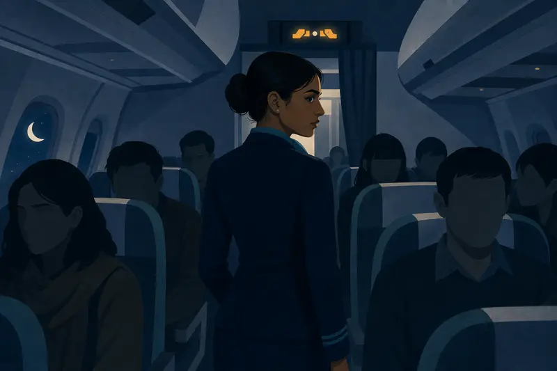 Cover illustration for Four More Than the Manifest, B2 Spanish story