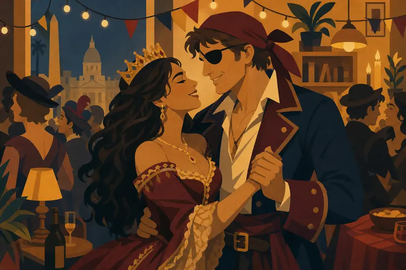 Cover illustration for The Pirate and the Queen, A2 Spanish story