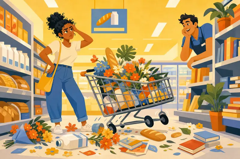 Cover illustration for The Cart That Goes Where It Wants, A0 Spanish story